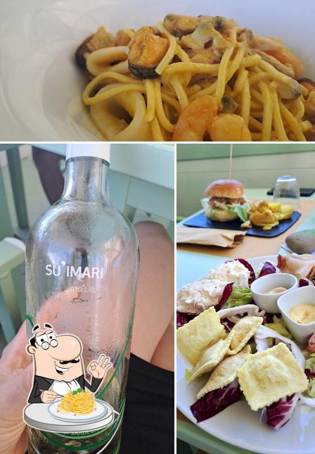 Spaghetti alla carbonara al Ristorante Pinetina Nord Castiglione della Pescaia