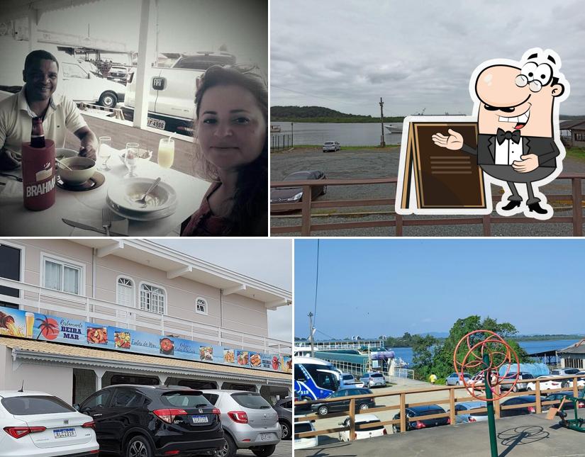 O exterior do Restaurante Beira Mar