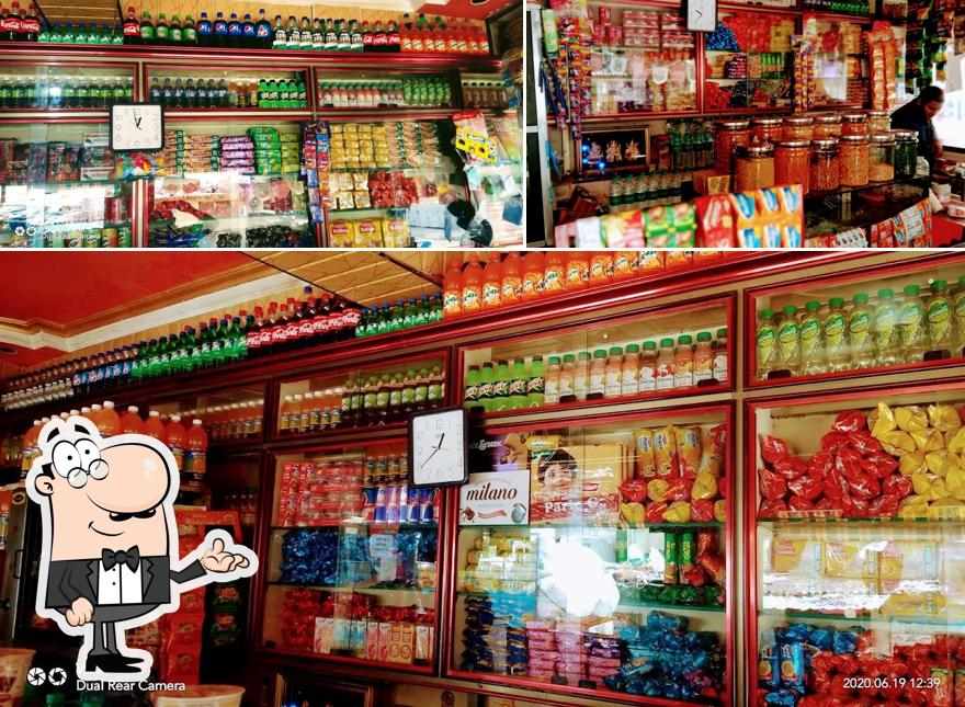 The interior of Keerthi Bakery