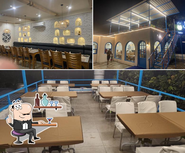 Take a seat at one of the tables at Bismillah biryani house