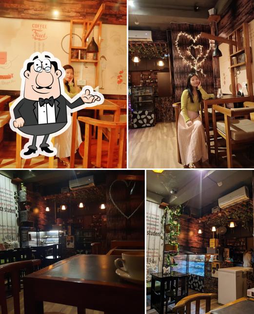 The interior of Rainbow cafe and bakery