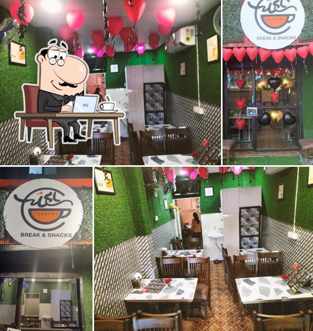 Take a seat at one of the tables at Chaha Break & Snacks - Best Upwas, Satvik , Jain food in Virar