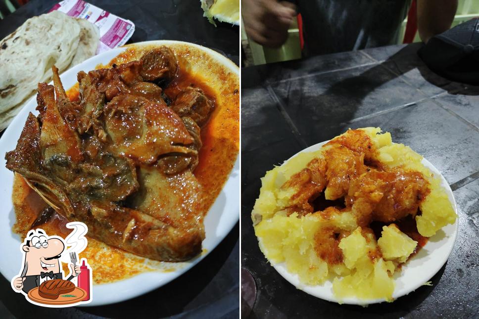 There’s a selection of dishes for meat lovers