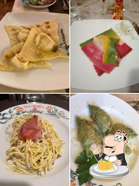 Spaghetti alla carbonara al Alpine Wellness Hotel e Ristorante Riglarhaus