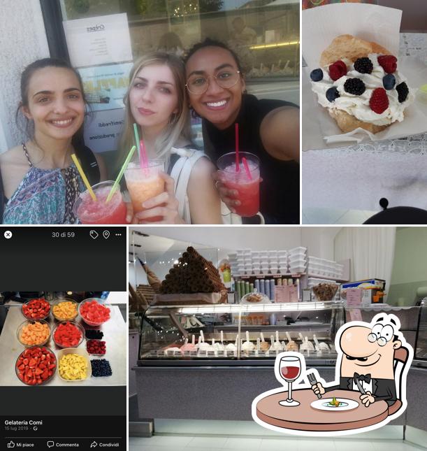 Cibo al Gelateria Comi
