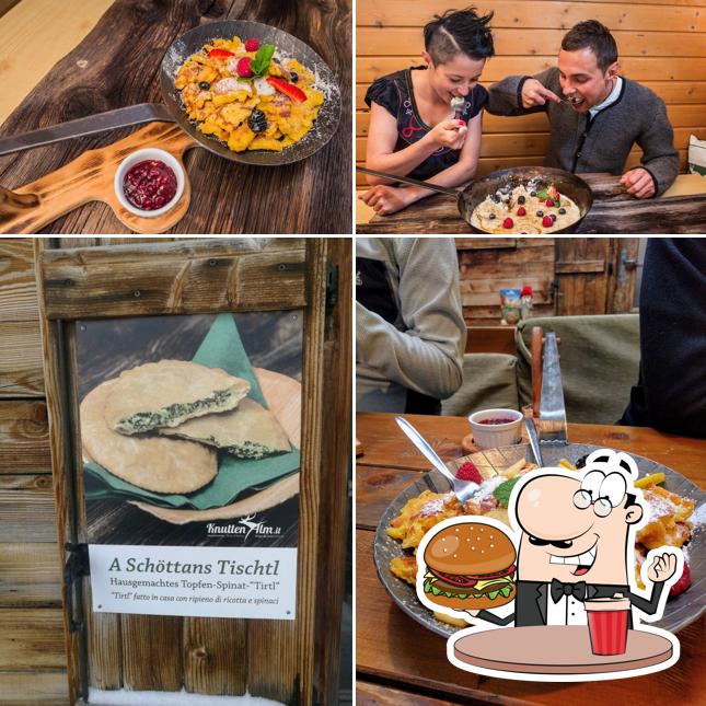 Prova un hamburger a Malga dei Dossi (Knuttenalm)