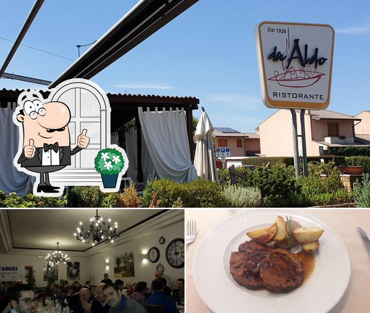 Dai un’occhiata alla immagine che raffigura la esterno e cibo di Ristorante Da Aldo