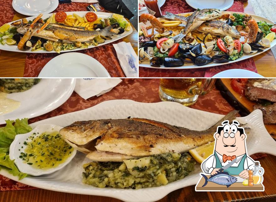 Salmone grigliato al Restaurant Stella Marina