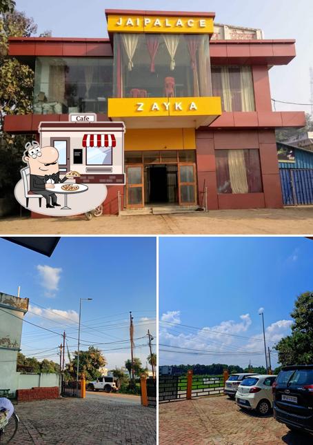 The exterior of Zayka Restaurant