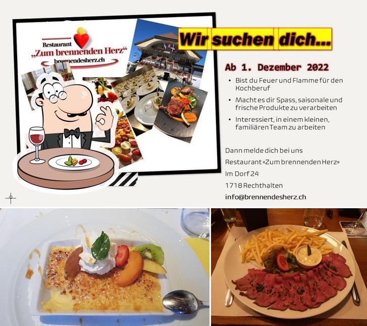 Creme brulee al Restaurant "Zum brennenden Herz"