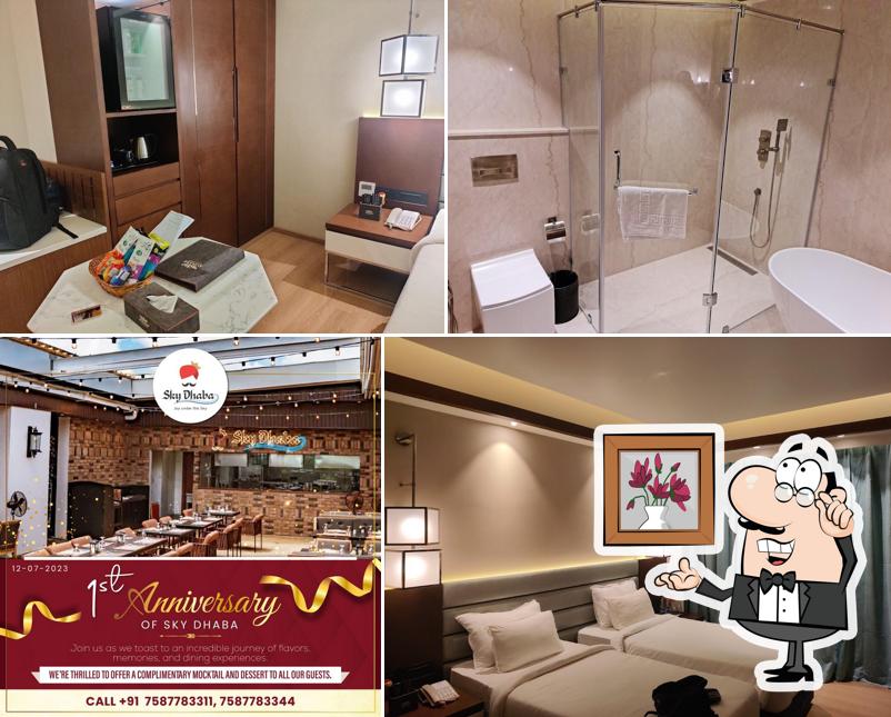 The interior of Hotel Avinash International