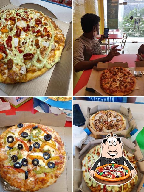 Get pizza at Domino's Pizza Saroor Nagar, Hyderabad