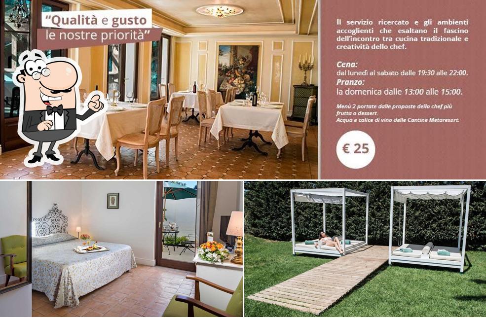Tra le varie cose da Hotel Terranobile Metaresort si possono trovare la interni e esterno
