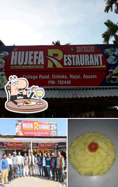 Food at Hujefa Restaurant
