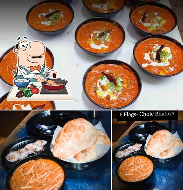 Chicken curry at 6 Flags Pool Cafe