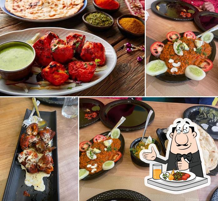 Food at Baithak Restaurant Palm Beach