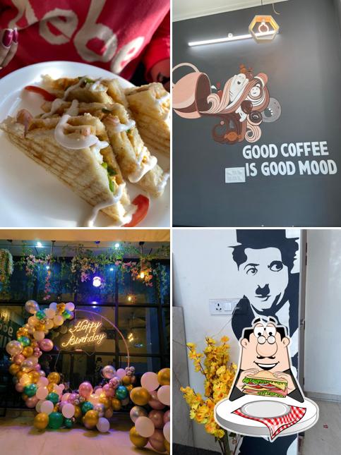 Club sandwich at Hide out cafe