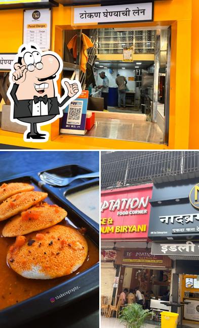 The image of Naadbramha Idli Seawoods’s interior and food