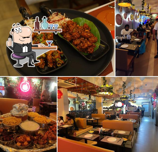 The interior of Naidu Gari Kunda Biryani - Daba Gardens