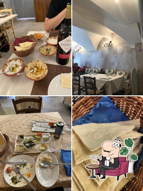 Gli interni di Ristorante libanese "Falafel"