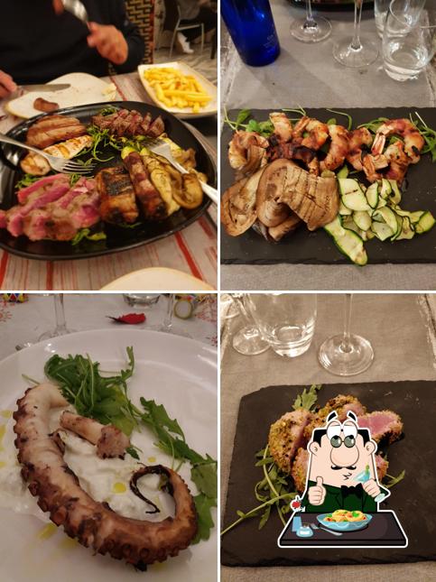 Cibo al Ristorante Riso & Brace