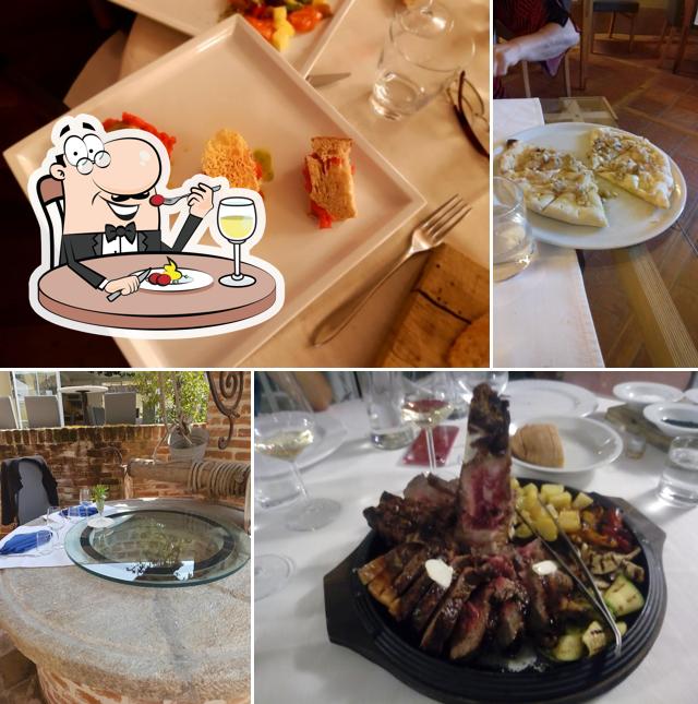 Cibo al Ristorante Villa Salina