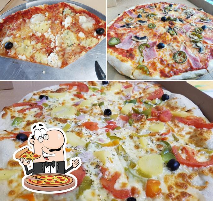 A BOOGY'S Market, vous pouvez déguster des pizzas