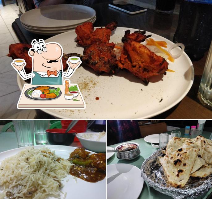 Food at Azad Hind Dhaba