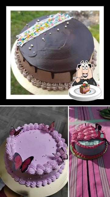 Chocolate cake at Blossom Blue Cafe & Bakery