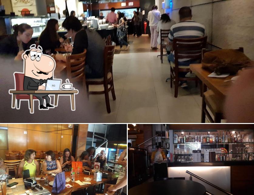 O interior do Buzin Gastronomia