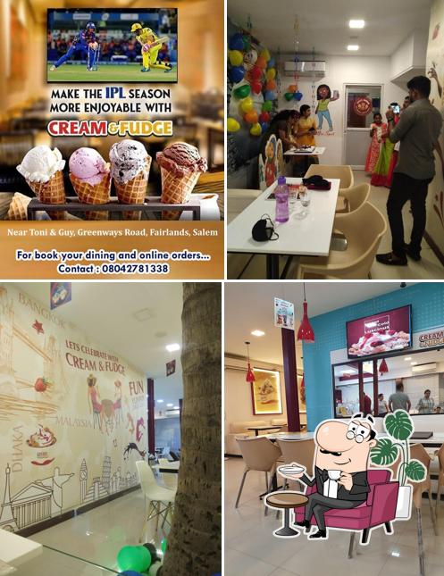 Check out how CREAM & FUDGE looks inside