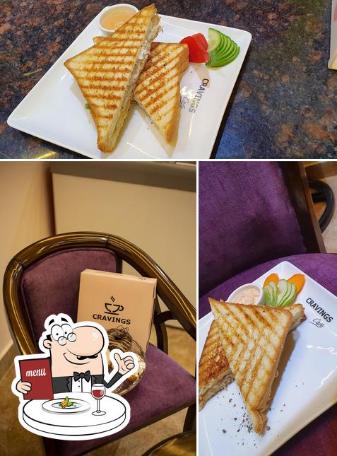 Food at Cravings Cafe