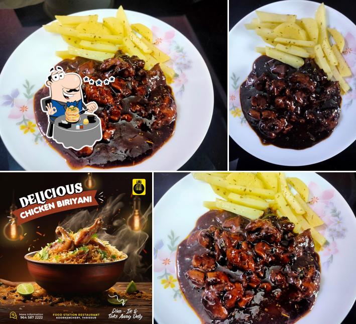 Food at Food Station Restaurant & Caterers