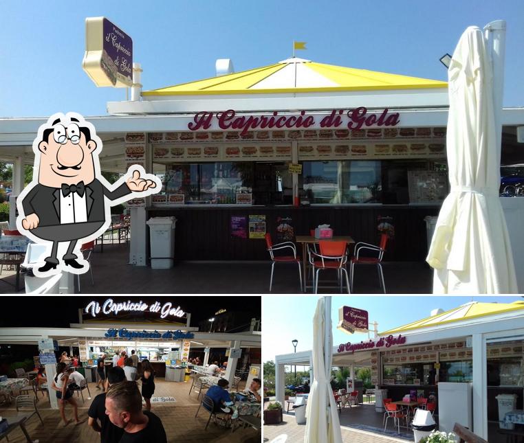 Gli interni di Il Capriccio di Gola Piadineria