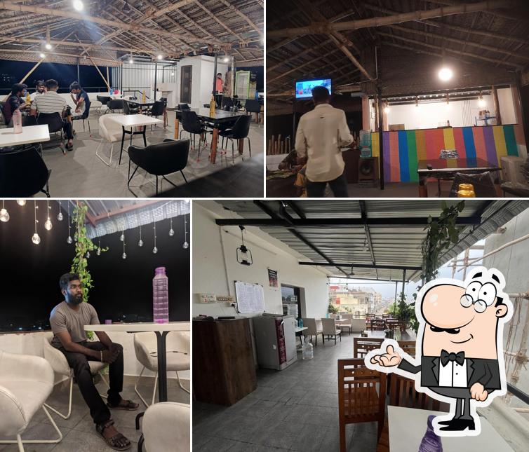 Take a seat at one of the tables at Inba's Kitchen