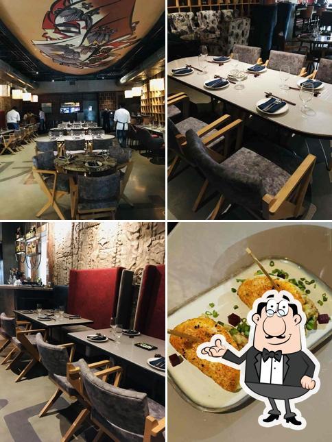 The interior of Mizu