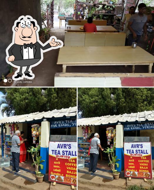 The interior of AVR Teashop (Yercaud's Oldest Tea Shop)