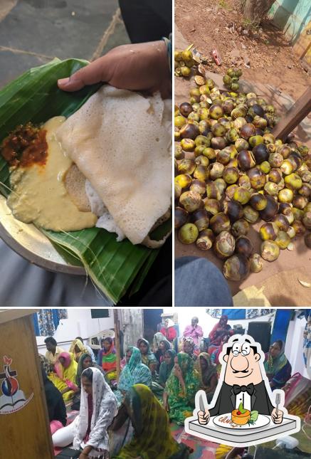 Food at Kunda Subbamma Hotel