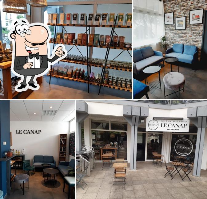 Le Canap Cave à vins, Bar à manger, Épicerie fine