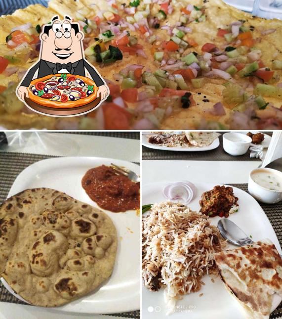 Pick pizza at O' Kareem Restaurant