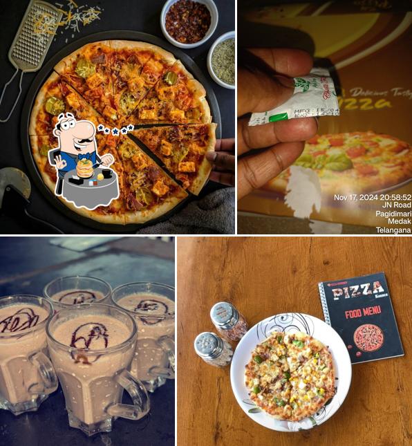 Food at Pizza korner