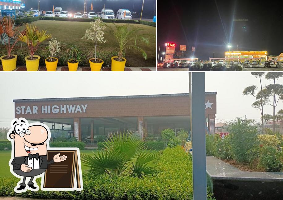 You can get some fresh air at the outside area of Star highway dhaba