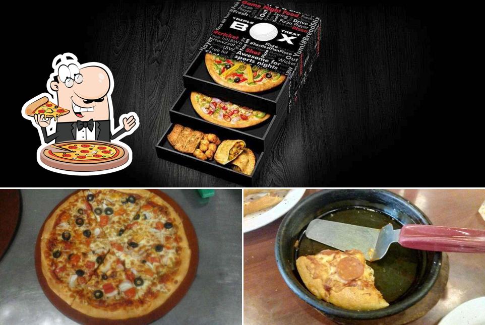At Pizza Hut, you can order pizza