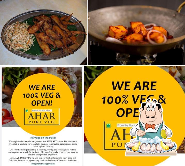 Get seafood at Ahar
