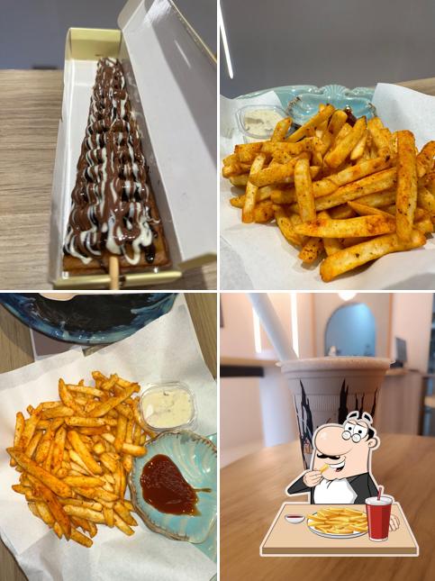 French fries at Milk N Pearl