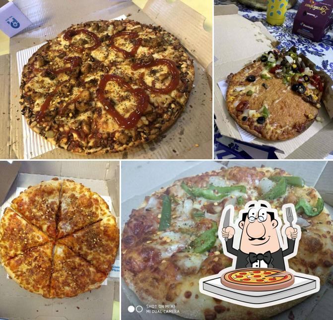 Get pizza at Domino's Pizza