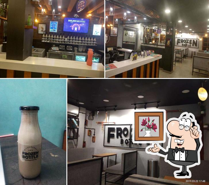 The interior of Frozen Bottle - Milkshakes, Desserts, and Ice Cream