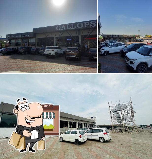 Check out how GALLOPS FOOD PLAZA looks outside