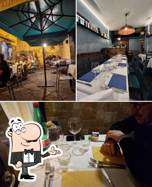 Gli interni di Osteria Angolo Masuccio
