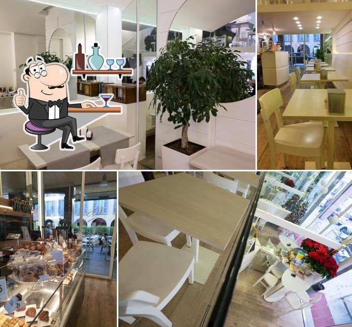Gli interni di Blanco Cafe